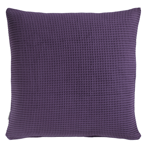 Kissenbezug Wafel II - Baumwolle - Violett - 50 x 50 cm
