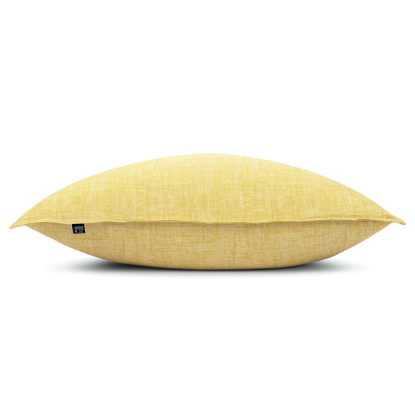 Kissenbezug Lino II - Baumwolle - Gelb - 80 x 80 cm