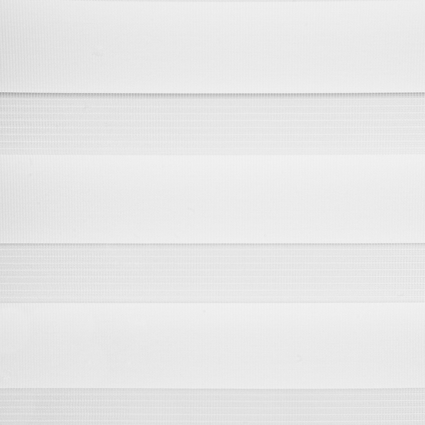 Klemmfix Doppelrollo Just Blickdicht - Polyester - Weiß - 90 x 160 cm
