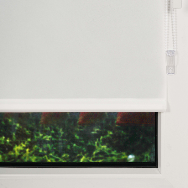 Klemmfix Thermo-Rollo Win Verdunkelnd - Polyester - Weiß - 65 x 160 cm