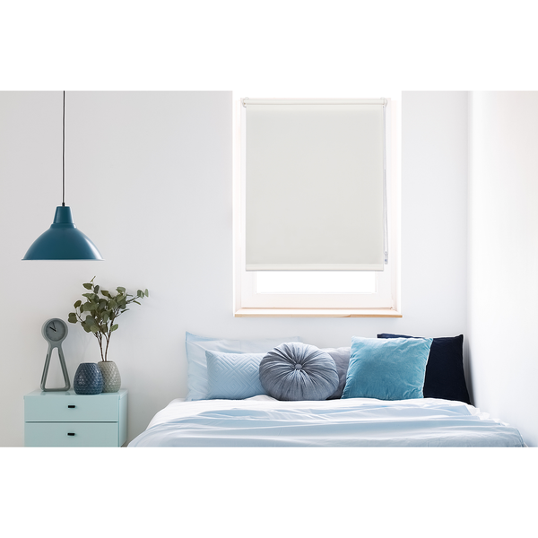 Klemmfix Thermo-Rollo Win Verdunkelnd - Polyester - Weiß - 85 x 160 cm