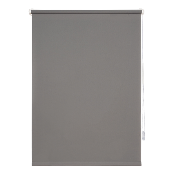 Klemmfix Thermo-Rollo Win Verdunkelnd - Polyester - Grau - 85 x 160 cm