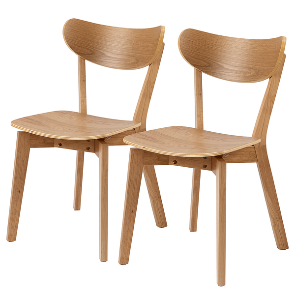 Esszimmerstuhl RIGBY 2er-Set - Eiche
