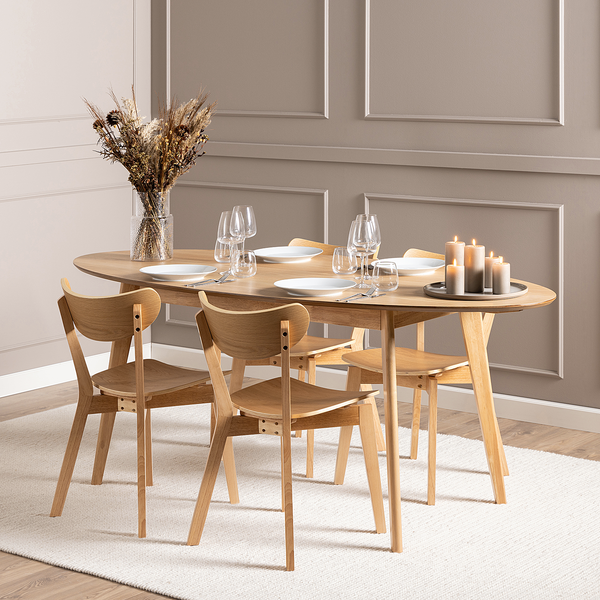 Esszimmerstuhl RIGBY 2er-Set - Eiche