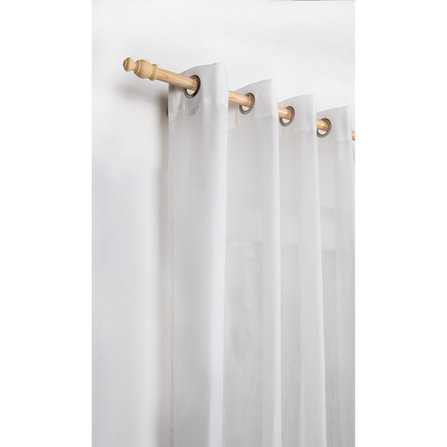 28mm Gardinenstange Mini - Kiefer - Breite: 120 cm