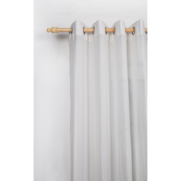 28mm Gardinenstange Mini - Kiefer - Breite: 120 cm