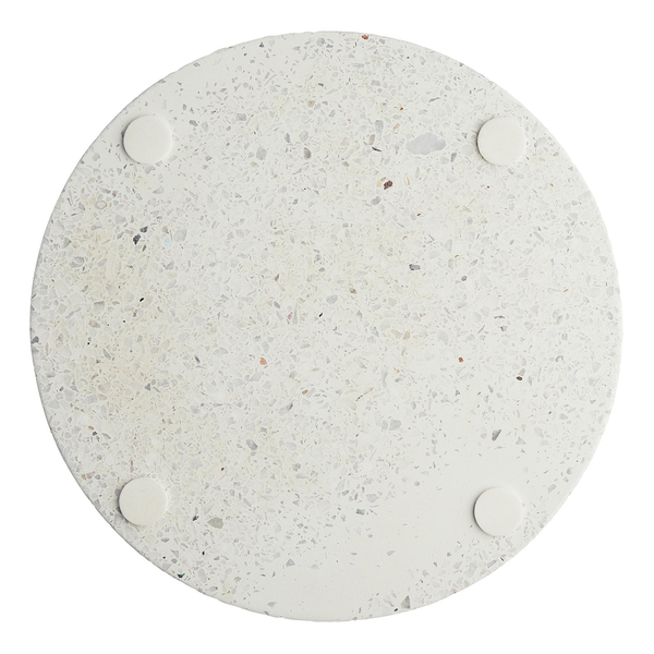 Platzteller TERRAZZO - Stein - Weiß / Hellgrau