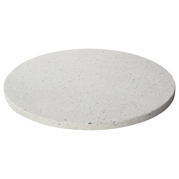 Platzteller TERRAZZO - Stein - Weiß / Hellgrau