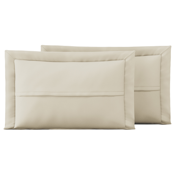 Kissenbezug Helia (2er-Set) - Polyester - Beige - 50 x 70 cm