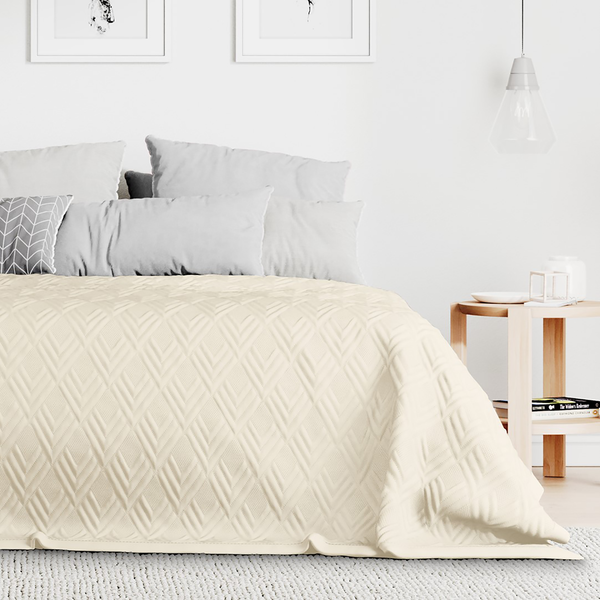 Tagesdecke Helia - Polyester - Beige - 220 x 240 cm