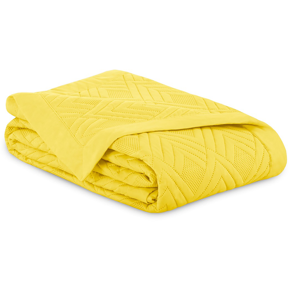 Tagesdecke Helia - Polyester - Gelb - 240 x 260 cm