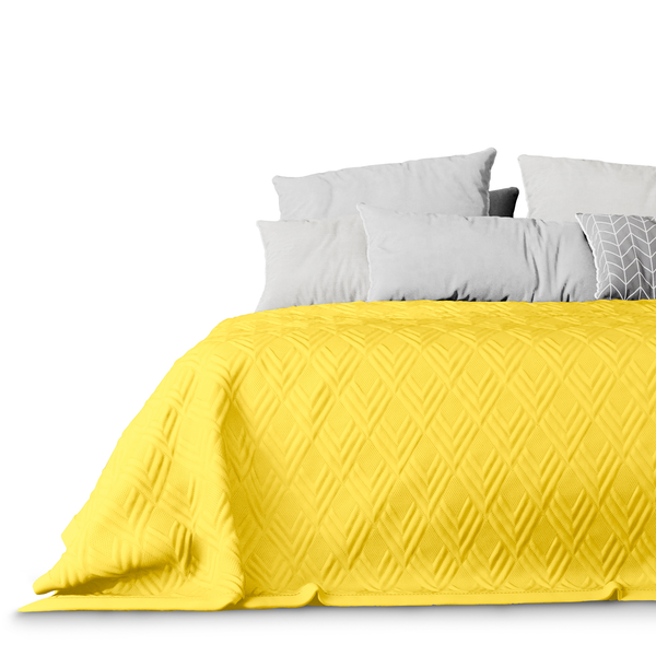 Tagesdecke Helia - Polyester - Gelb - 240 x 260 cm