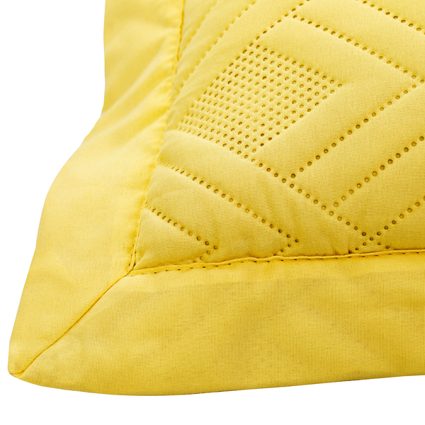 Kissenbezug Helia (2er-Set) - Polyester - Gelb - 45 x 45 cm