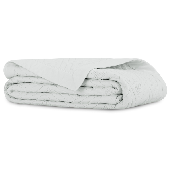 Tagesdecke Helia - Polyester - Hellgrau - 200 x 220 cm
