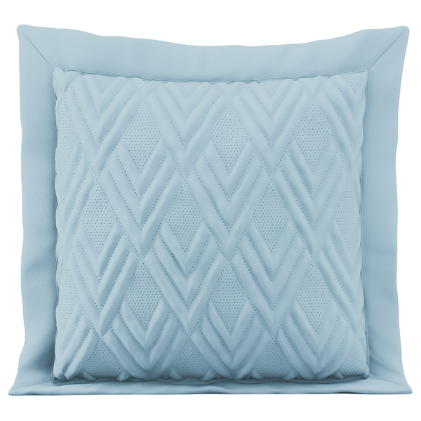 Dekokissen Helia - Polyester - Babyblau - 45 x 45 cm