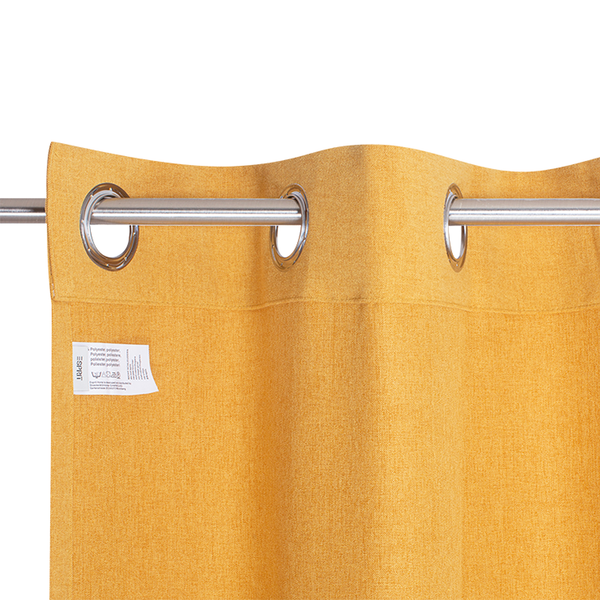 Ösenschal Harp - Polyester - Senfgelb