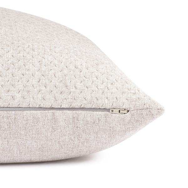 Kissenbezug Harp Structure - Polyester - Creme - 45 x 45 cm