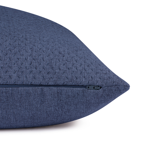 Kissenbezug Harp Structure - Polyester - Marineblau - 60 x 60 cm