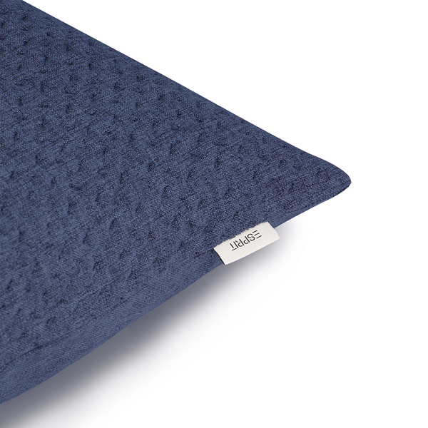 Kissenbezug Harp Structure - Polyester - Marineblau - 60 x 60 cm