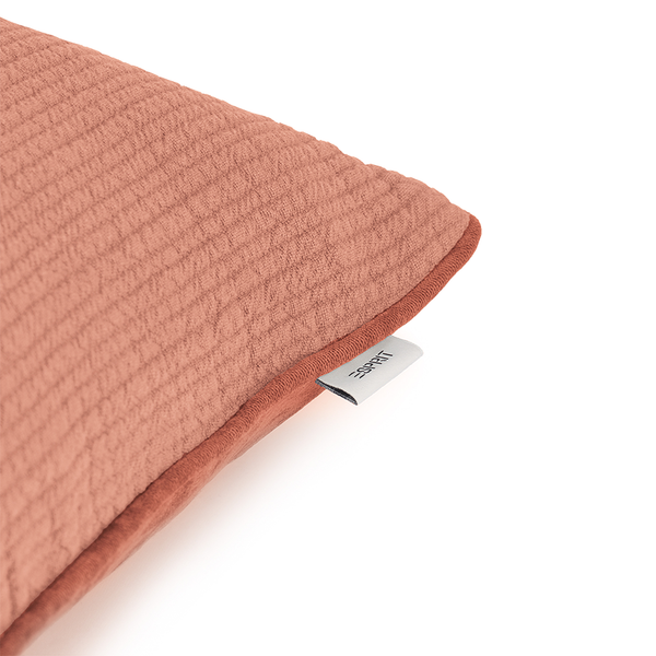 Kissenbezug Amber - Baumwolle - Terracotta