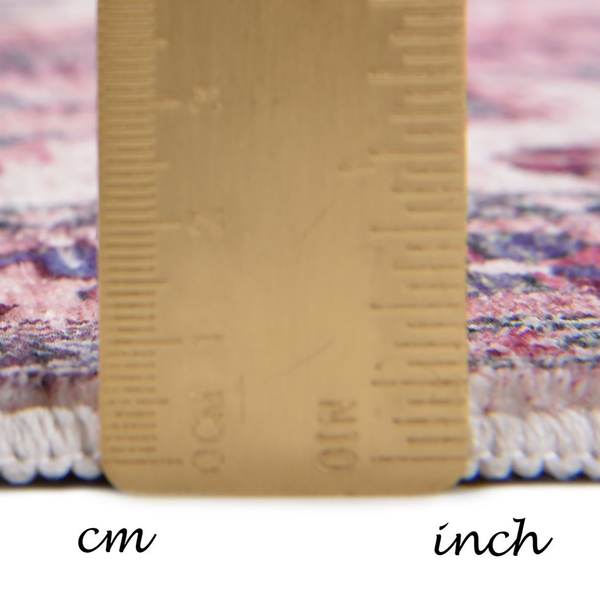 Badteppich Oriental Four - Polyester - Berry - 70 x 120 cm