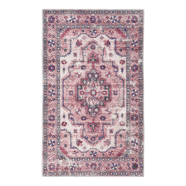 Badteppich Oriental Four - Polyester - Berry - 60 x 100 cm