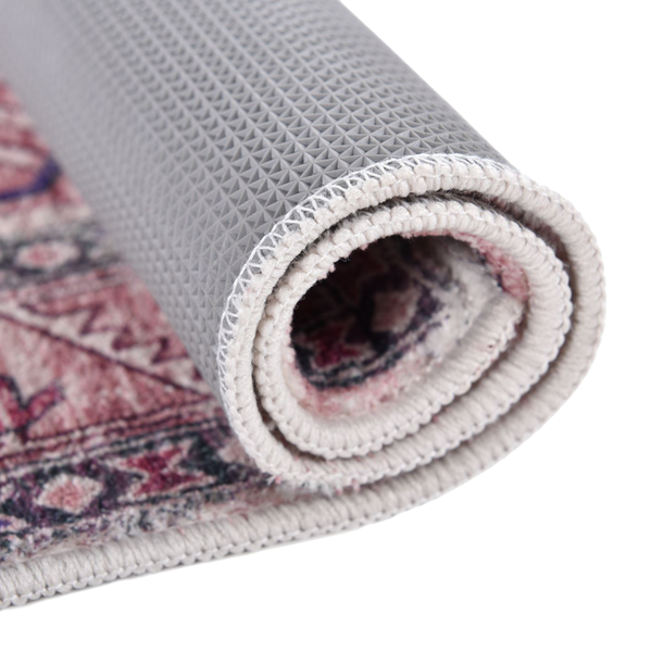 Badteppich Oriental Four - Polyester - Berry - 60 x 100 cm