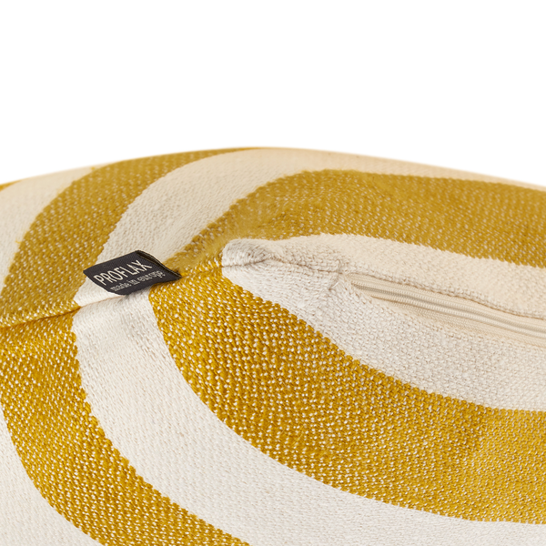 Kissenbezug Limes - Baumwolle / Viskose / Polyester / Leinen - Honig