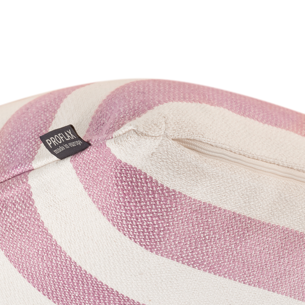 Kissenbezug Limes - Baumwolle / Viskose / Polyester / Leinen - Violett