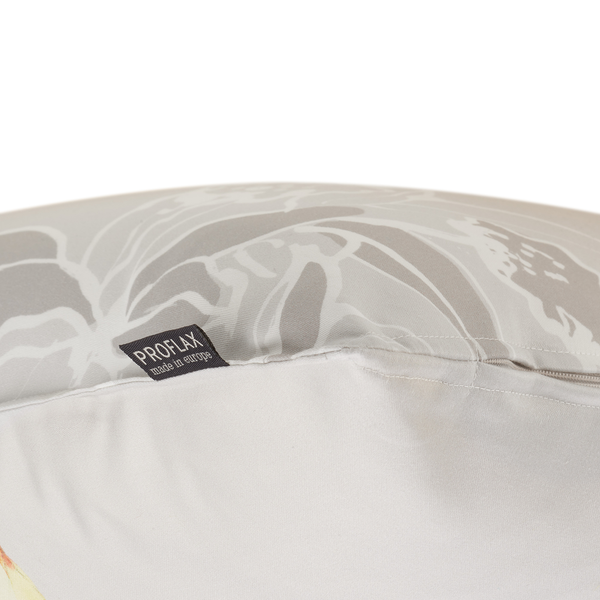 Kissenbezug Orchidea - Baumwolle - Gelb