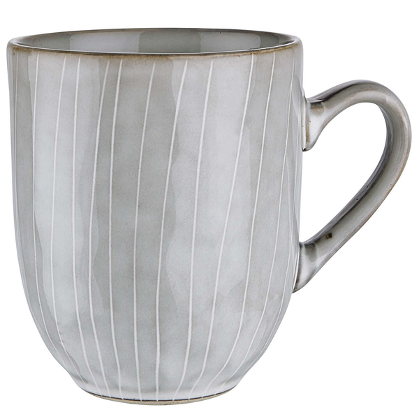 Geschirr-Set HENLEY 16-teilig - Steinzeug - Grau