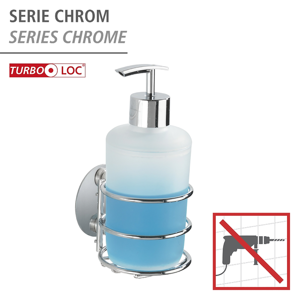 Turbo-Loc Seifenspender Fireside - Stahl / Polypropylen - Silber