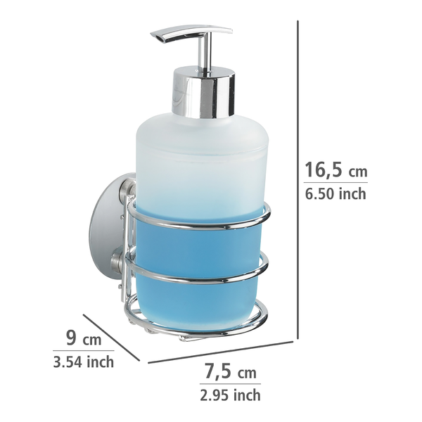 Turbo-Loc Seifenspender Fireside - Stahl / Polypropylen - Silber