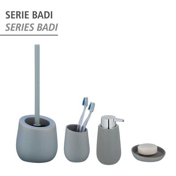 Seifenspender Badi - Keramik - Grau