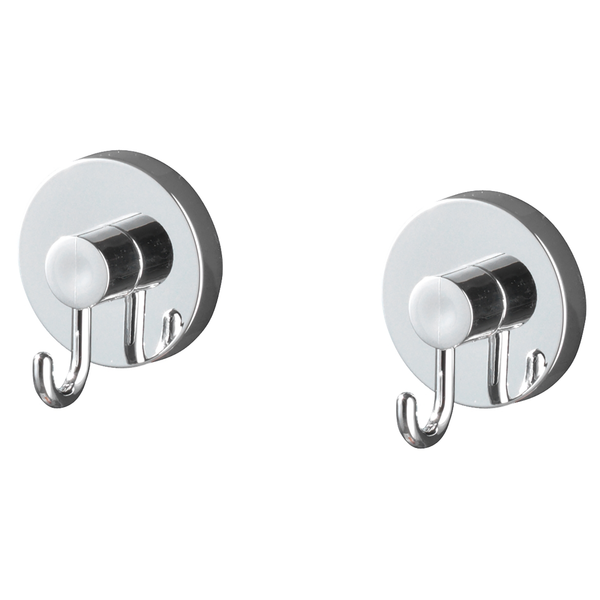 Vacuum-Loc Haken Glostrup (2er-Set) - ABS - Silber