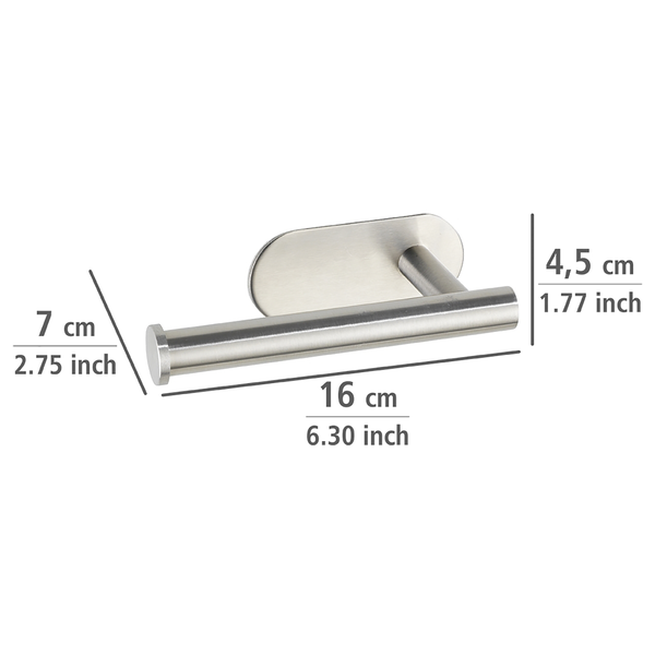 Turbo-Loc Toilettenpapierhalter Orea - Edelstahl - Matt