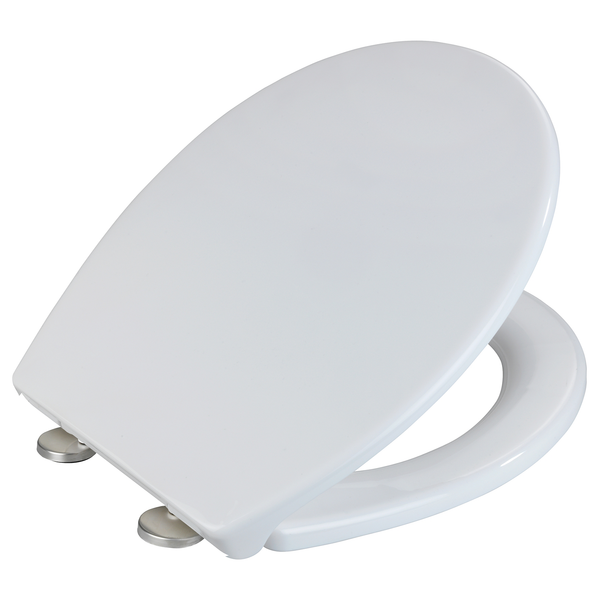 Premium WC-Sitz Korfu - Thermoplast / Edelstahl - Weiß