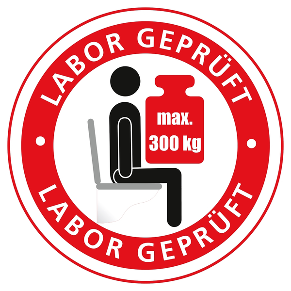 Premium WC-Sitz Korfu - Thermoplast / Edelstahl - Weiß