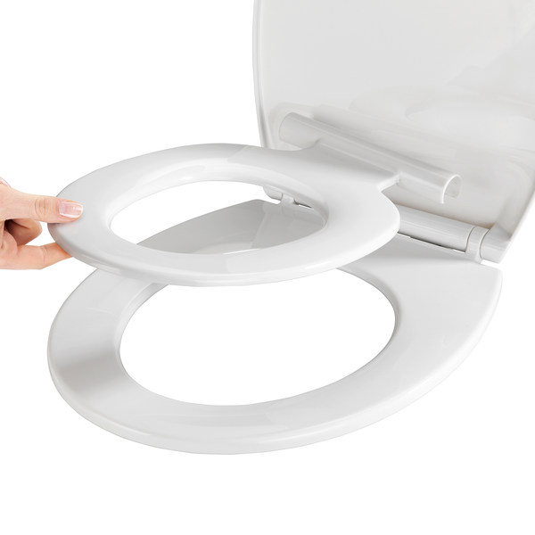 WC-Sitz Syros - Thermoplast, Befestigung: Kunststoff - Weiß