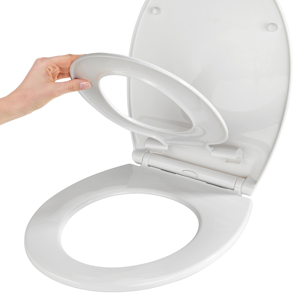 WC-Sitz Syros - Thermoplast, Befestigung: Kunststoff - Weiß