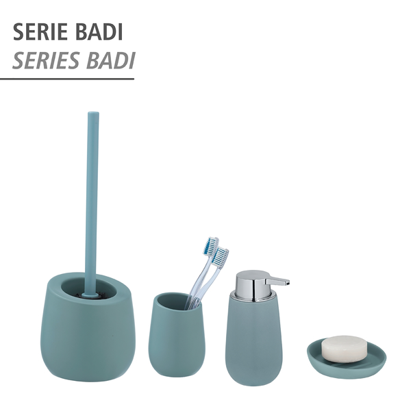 Seifenspender Badi - Keramik - Blaugrau