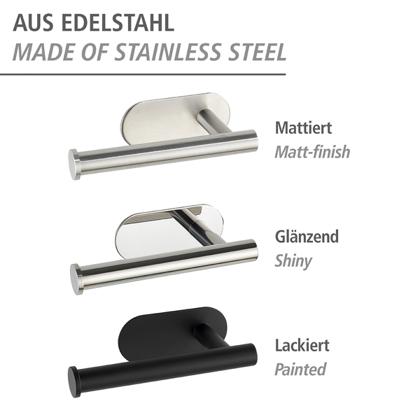 Turbo-Loc Toilettenpapierhalter Orea - Edelstahl - Silber