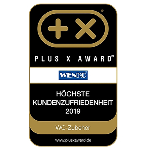 WC-Garnitur Alassio - Edelstahl - Schwarz