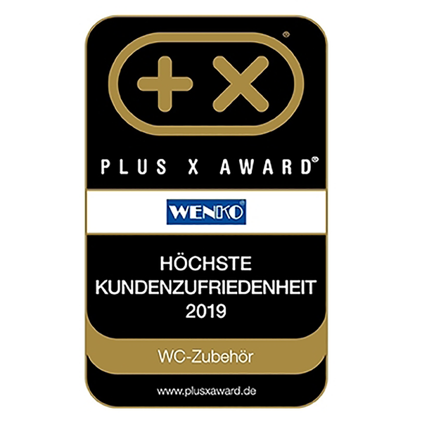 WC-Garnitur Alassio - Edelstahl - Silber