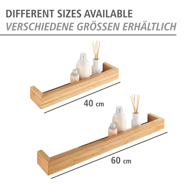 Wandregal Bambusa - Bambus - Braun