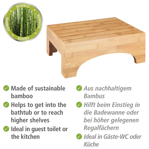 Badschemel Bambusa - Bambus - Braun