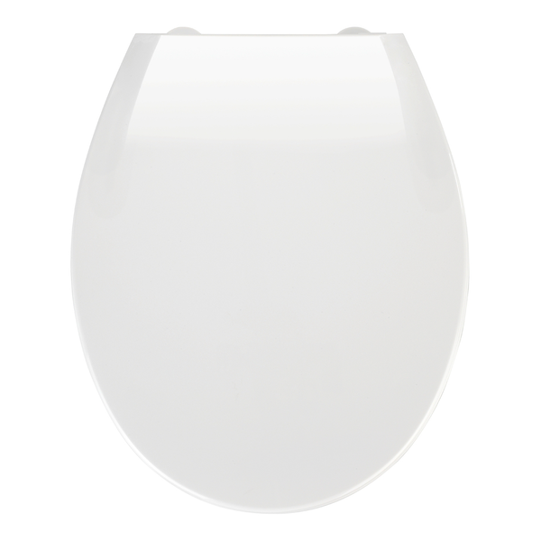 Premium WC-Sitz Kos - Thermoplast / Edelstahl - Weiß