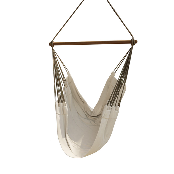 Hängesessel Malero - Baumwolle / Polyester - Beige / Braun