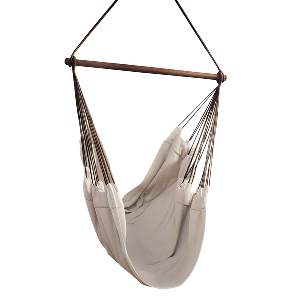 Hängesessel Malero - Baumwolle / Polyester - Beige / Braun