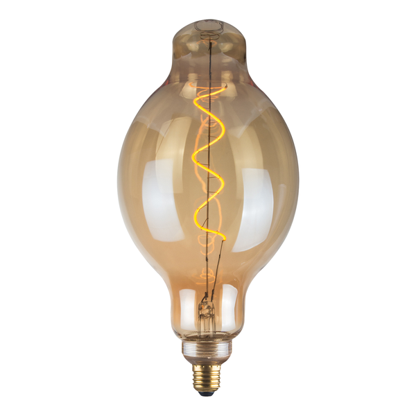 LED-Leuchtmittel Cosy Line III - Glas / Eisen - 1-flammig